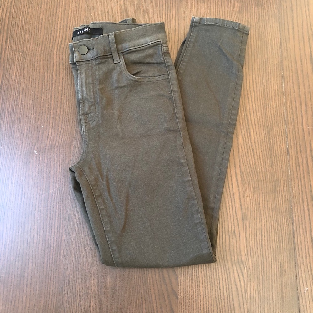EUC J Brand Alana High Rise Cropped Jeans